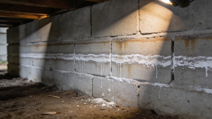 Water Marks on Piers
