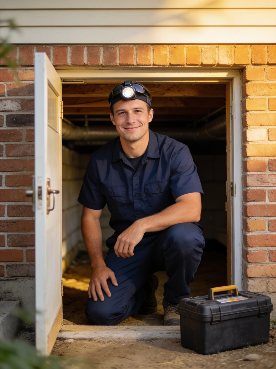 Rivera Crawlspace team at work