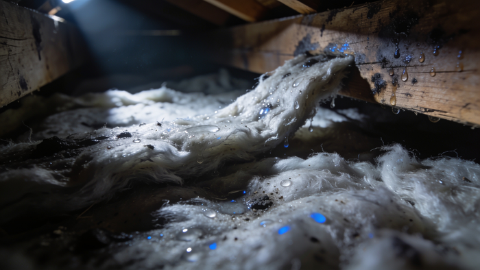Mold or Discoloration on Insulation