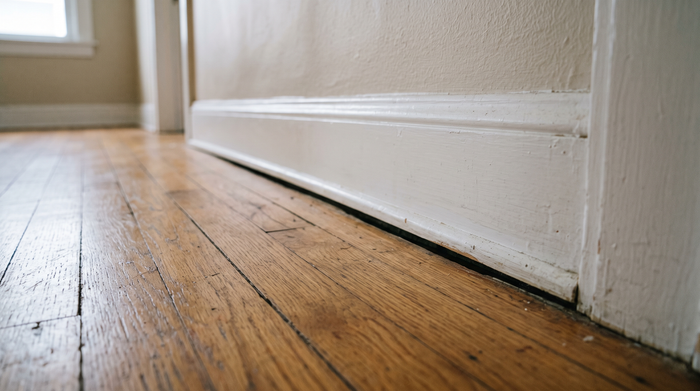 Gaps at Walls or Trim